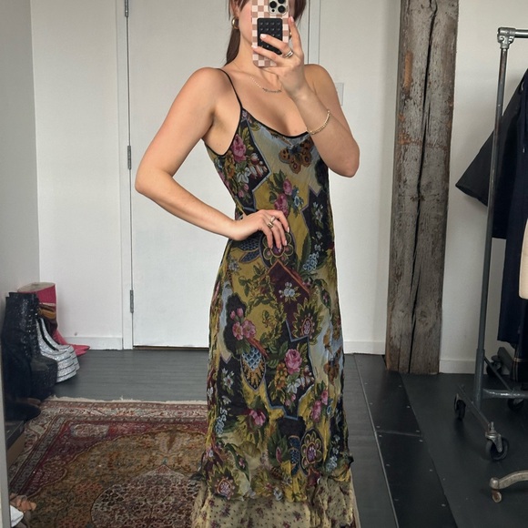 Dresses & Skirts - Floral Spaghetti Strap Dress